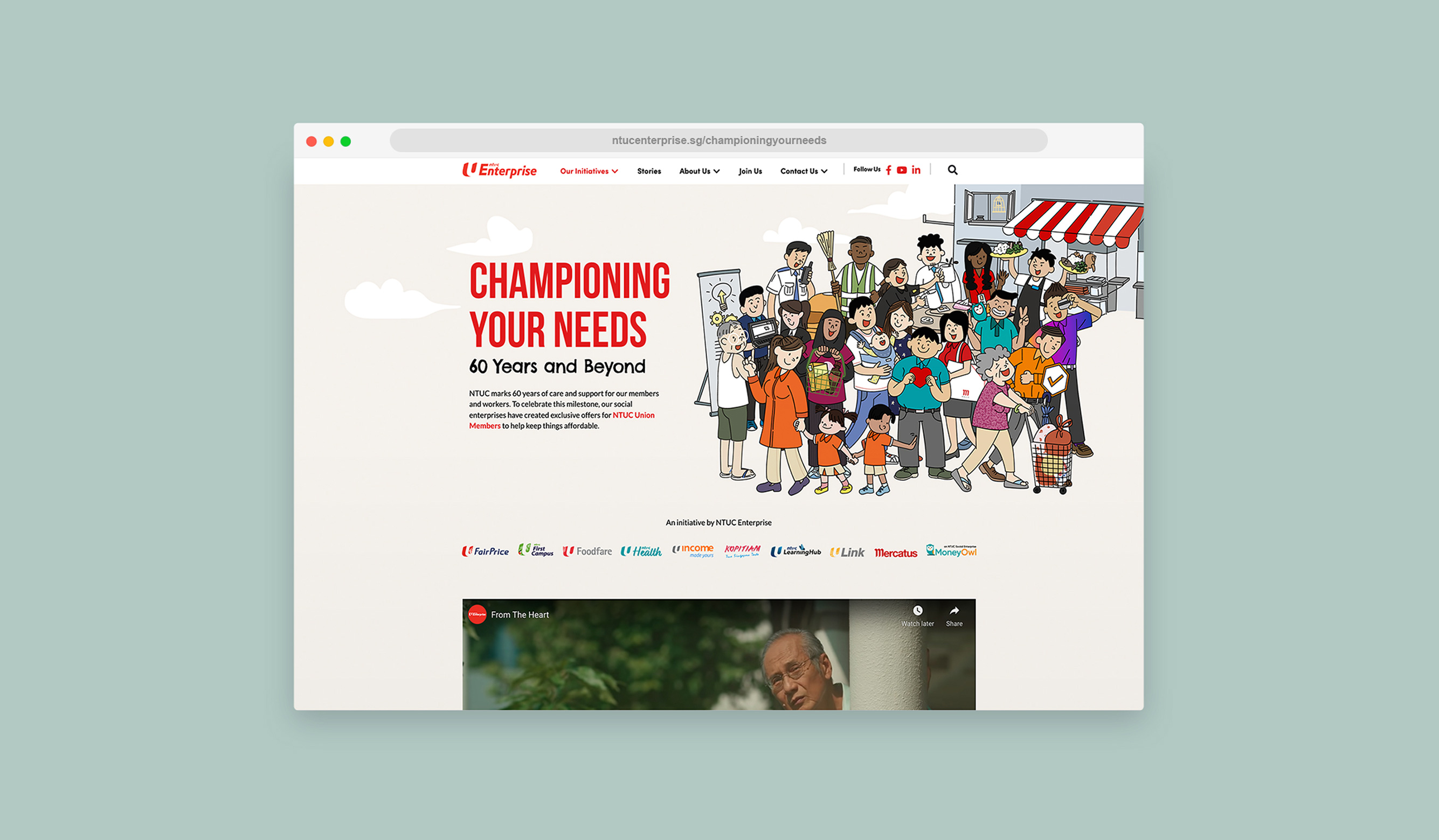 Championing Your Needs Website
