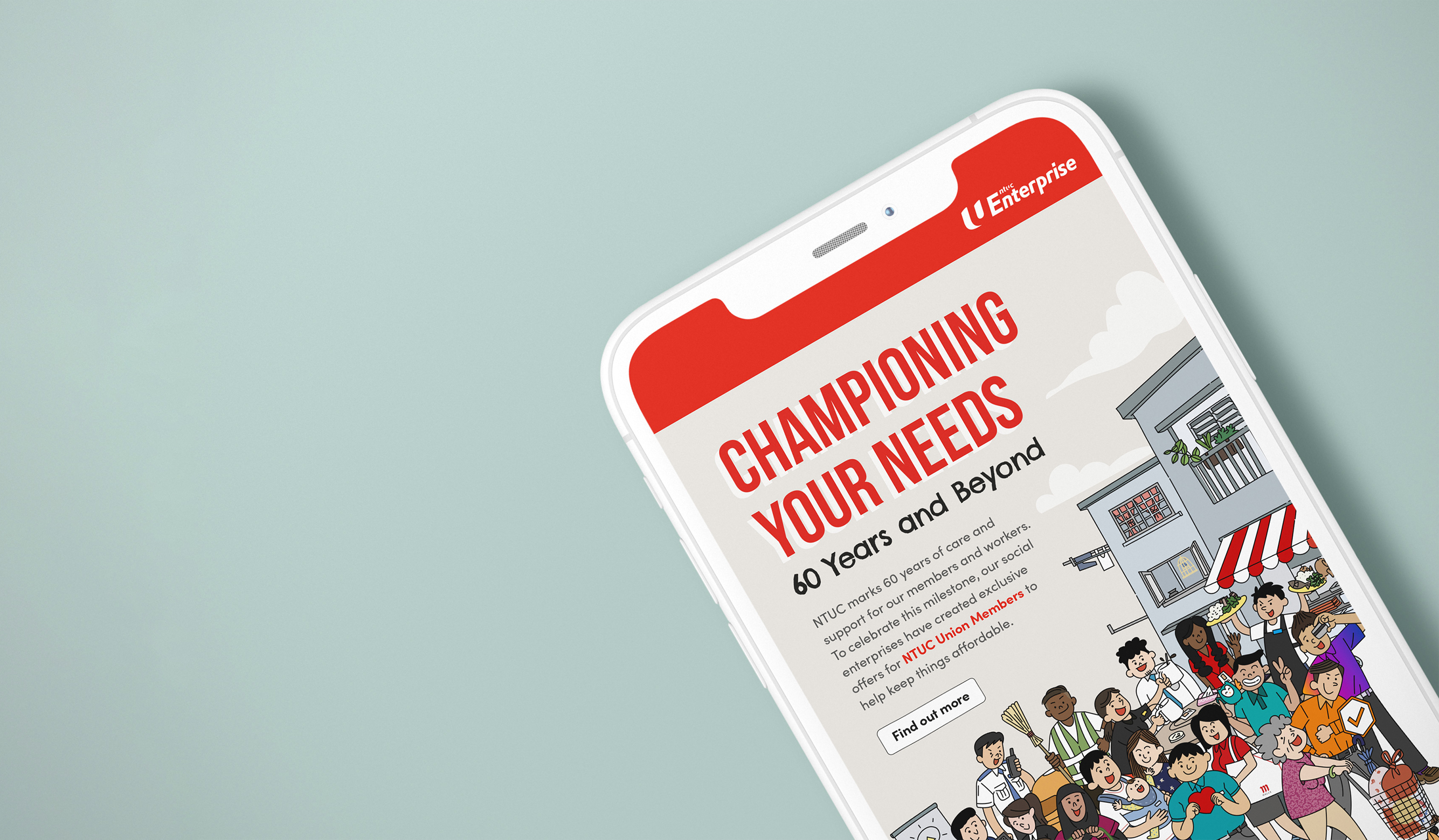 Championing Your Needs App Banner